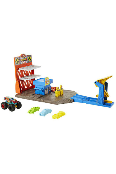 mattel Playset Hot Wheels Monster Trucks - Blast Station
