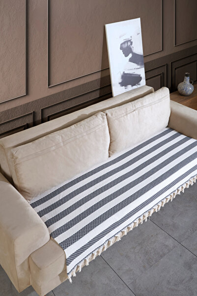 LADYNİL Summer Oturma Yerini Kapatan Koltuk Örtüsü 115x200 Siyah