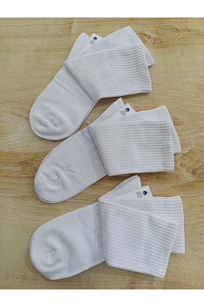 ÜNLÜ ÇORAP 3 Pairs Tennis Sport Coton Seamless Washable Perfumed 41-44