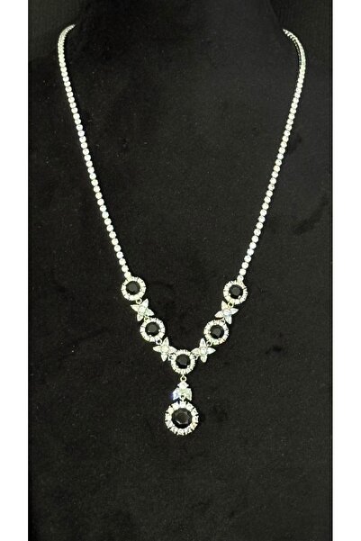 FASHİON JEWELRY Zerra Bella Gümüş Kaplama Taşlı Kolye