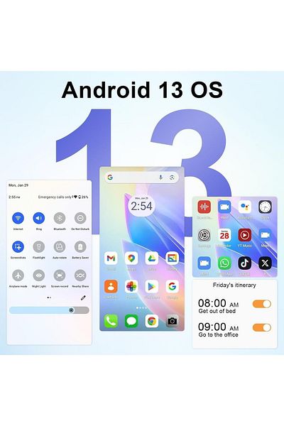 GENERAL KXD Classic A10 6+8GB RAM 128GB ROM 4G Smartphone White Color