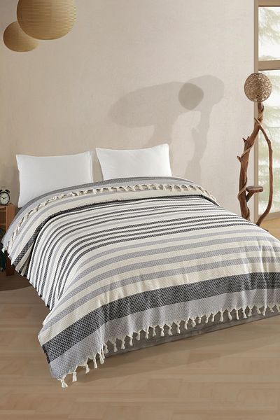 LADYNİL Double Natural Bedspread Pique 210X240