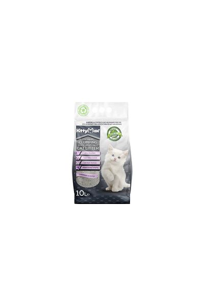 Kittymax Premium bentonite cat litter KittyMax Lavender 10 L