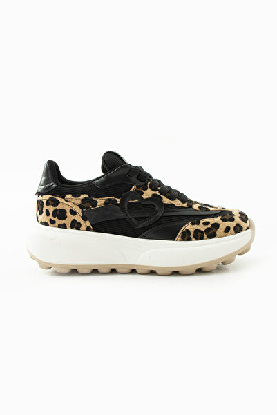 Siena Shoes Zona Women's Lace-Up Sneaker Leopard