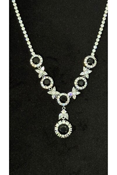 FASHİON JEWELRY Zerra Bella Gümüş Kaplama Taşlı Kolye