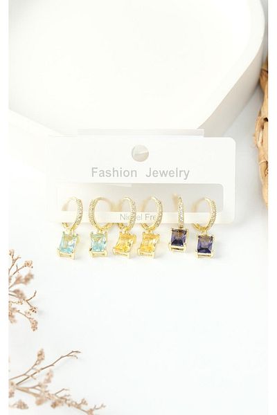 Jack Ferrero Steel Multi Women's Earrings