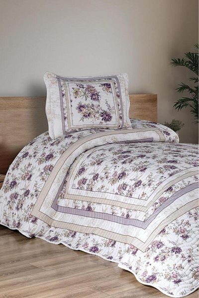Çeyiz Diyarı Elora Printed Quilted Single Bedspread