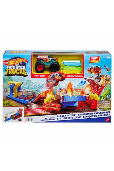 mattel Set de joaca Hot Wheels Monster Trucks - Blast Station