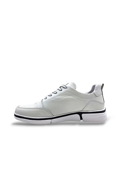 MARCOMEN Genuine Leather 45 46 47 Size Large Size Lightweight Design Men's Cream Color Comfort Shoes
