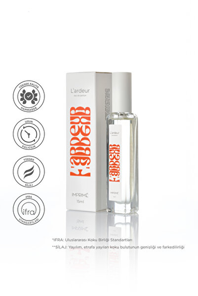 Imprime L'Ardeur Edp Unisex Perfume 15 ml Travel Size |   Oriental, Floral |   Raspberry, Saffron, Magnolia, Amber