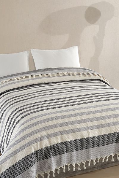 LADYNİL Double Natural Bedspread Pique 210X240