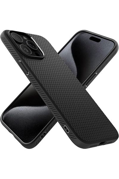 Spigen Spigen Liquid Air Designed for iPhone 15 Pro Case Cover (2023) - Matte Black