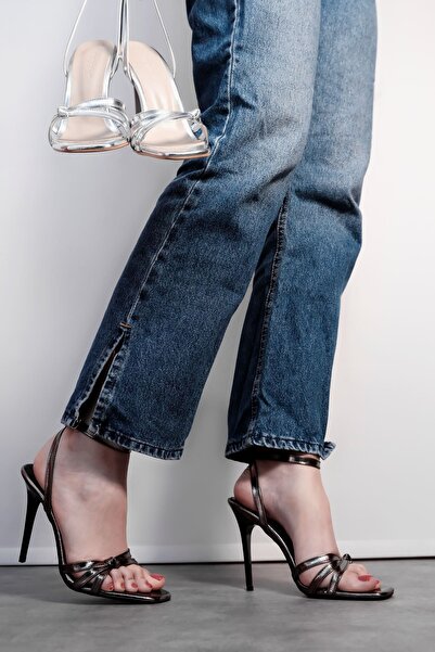 MY DERİ Vely Γυναικεία Με δέσιμο στον αστράγαλο Λεπτό τακούνι u Παπούτσια 4059