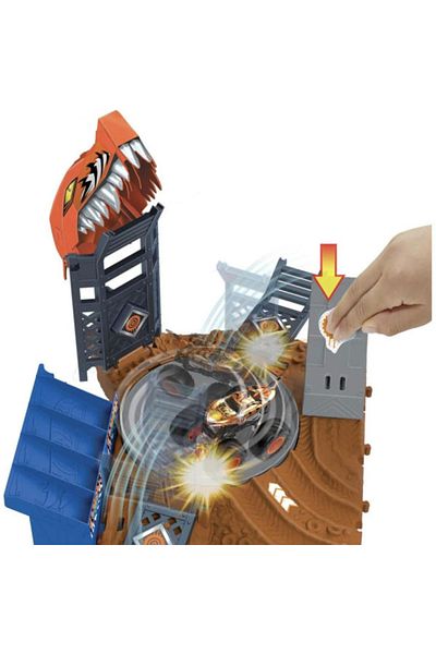 mattel Set de joaca Hot Wheels Monster Trucks - Arena Smashers, Spin-out challenge