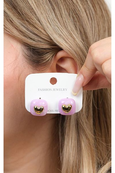 Jack Ferrero Colorful Steel Women's Earrings