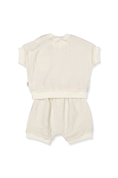 Bebetto Muslin Shorts 2-Piece Set (Hello) K4882
