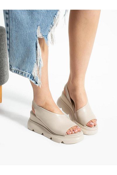 Papuçcity Mnrs 03212 Women's Daily Wedge Heel Sandals