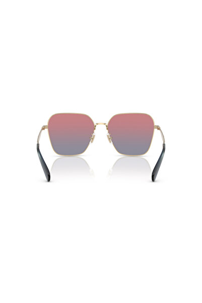 Coach Women Irregular Sunglasses- Hc 7168 - Lense Size:58mm - Shiny Light Gold