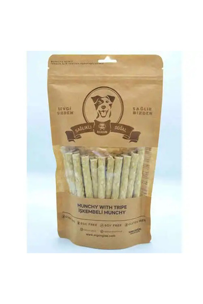rakun İşkembeli Munchy Sticks Köpek Ödülü 12 Cm - 40 lı Paket