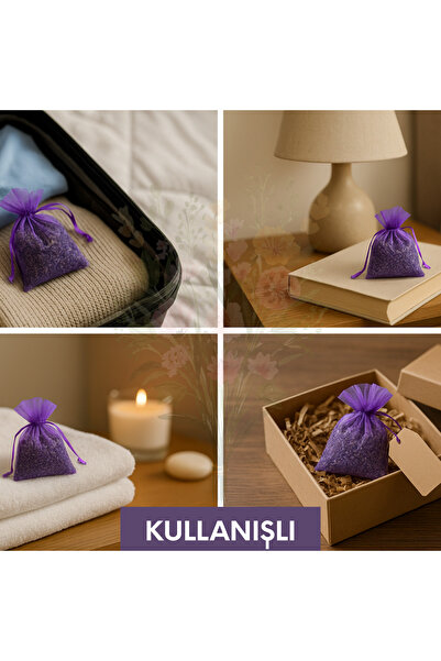 Strauss HOME Lavanta Kesesi – 18’li Set | 5x7cm | Güçlü Koku | Doğal & Taze Lavanta