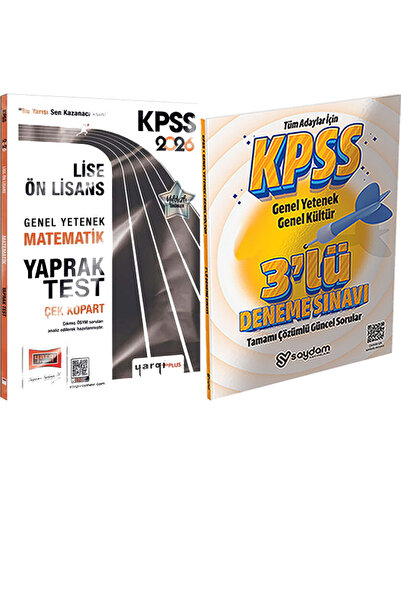 Yargı Yayınları 2026 KPSS Lise-Ön Lisans Genel Yetenek Matematik Çek Kopart Y...