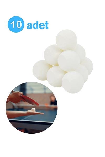 Raftantopla Ping Pong Balls Set of 10 – Durable, Standard Size – Table Tennis Balls