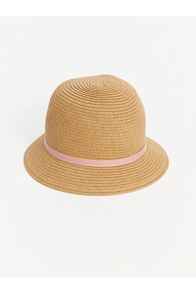 LC Waikiki Girl Baby Straw Fedora Hat