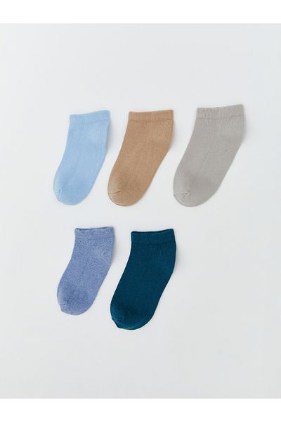 LC Waikiki Basic Baby Boy Booties Socks Pack of 5