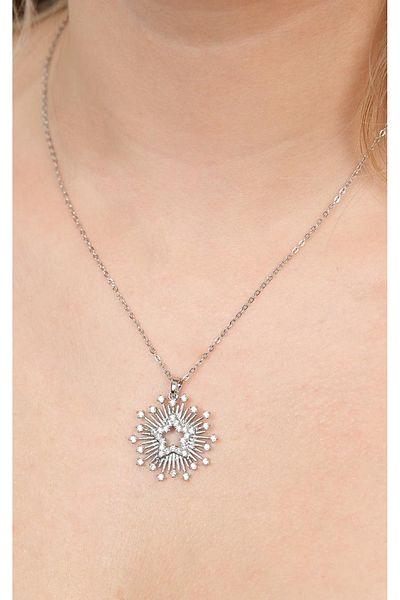Jack Ferrero Silver Women's Necklace (316L Steel)