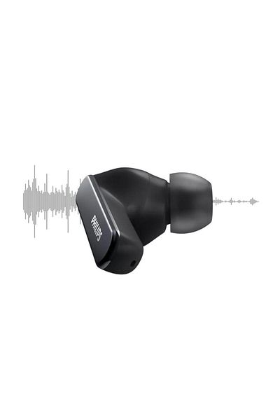 Philips Casti True Wireless Philips TAT5506BK/00, ANC, IPX5, Bluetooth (Negru)