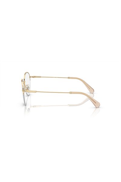 Swarovski Woman Phantos Eyeglasses- Sk 1004 - Lense Size:51mm - Pale Gold