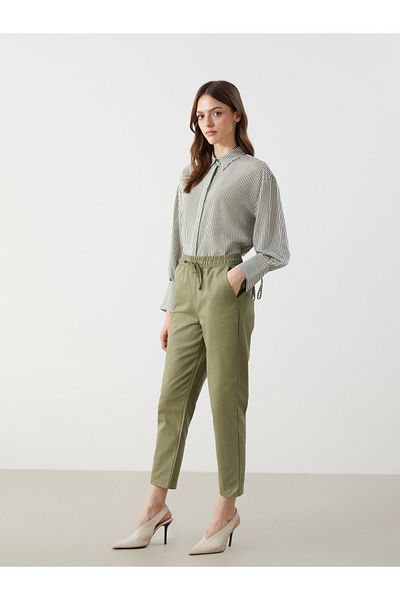 LC Waikiki Women's Trousers with Elastic Waist
