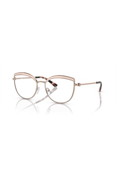 Michael Kors Woman Cat Eye Eyeglasses- Mk 3072 - Lense Size:54mm - Light Gold