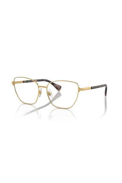 Ralph Woman Cat Eye Eyeglasses- Ra 6060 - Lense Size:54mm - Shiny Gold