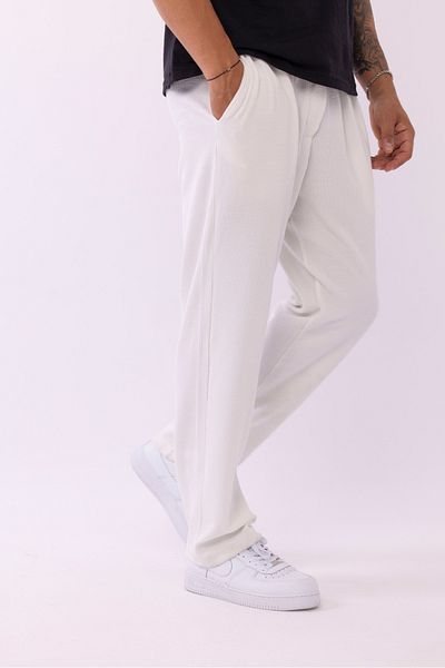 ZİNOX Men's Baggy Twist Pattern Comfortable Useful Pants