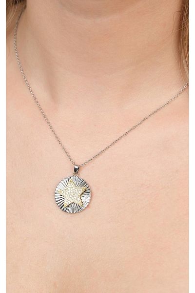 Jack Ferrero Silver Women's Necklace (316L Steel)