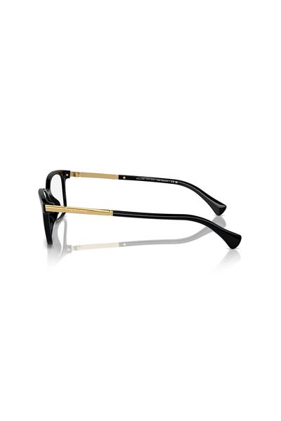 Ralph Unisex Pillow Eyeglasses- Ra 7160u - Lense Size:55mm - Shiny Black