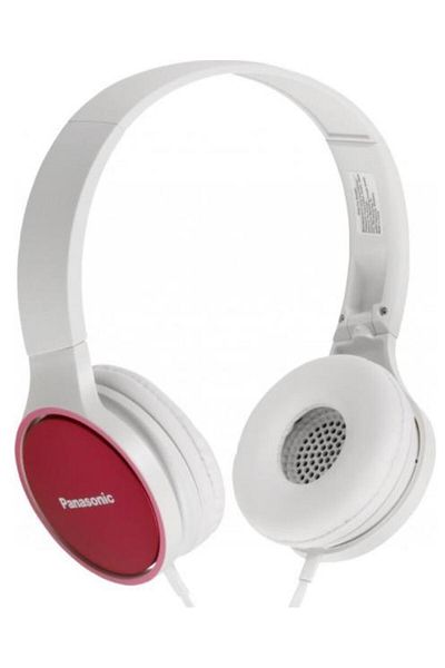 PANASONIC Panasonic RP-HF300ME-P Stereo Headphones, Microphone (White/Pink)