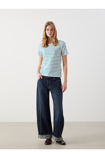 LC Waikiki Crew Neck Striped Women's T-Shirt