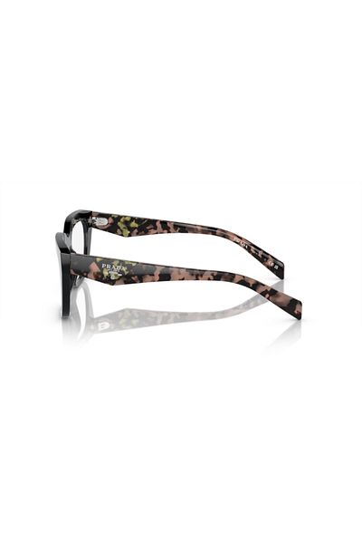 Prada Woman Irregular Eyeglasses- Pr A06v - Lense Size:52mm - Transparent Brown