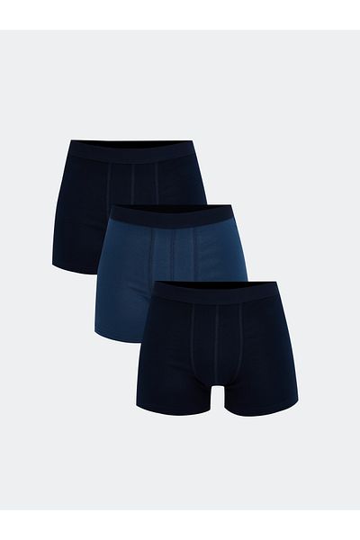 LC Waikiki Standard Fit Cotton Flexible Ανδρικό Boxer 3 τεμαχίων
