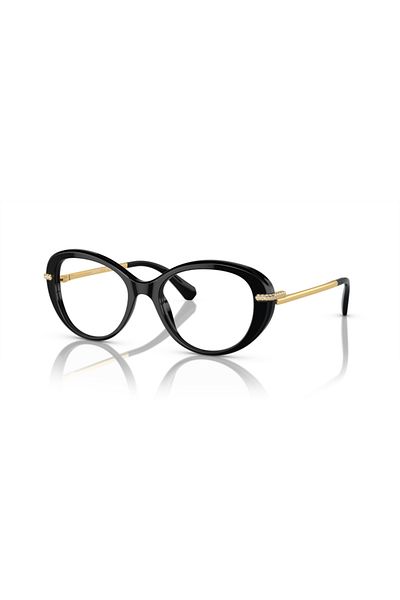 Swarovski Woman Oval Eyeglasses- Sk 2001 - Lense Size:50mm - Burgundy