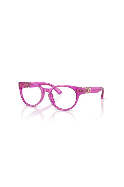 Versace Kids Woman Oval Eyeglasses- Ve 3323u - Lense Size:45mm - Fuchsia Glitter