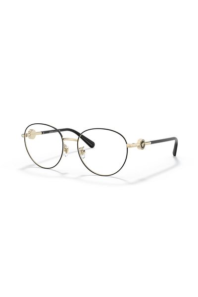 Versace Woman Pillow Eyeglasses- Ve 1273d - Lense Size:54mm - Gold/black