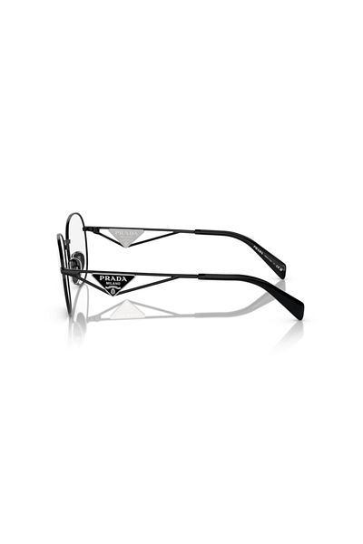 Prada Woman Round Eyeglasses- Pr A50v - Lense Size:52mm - Black