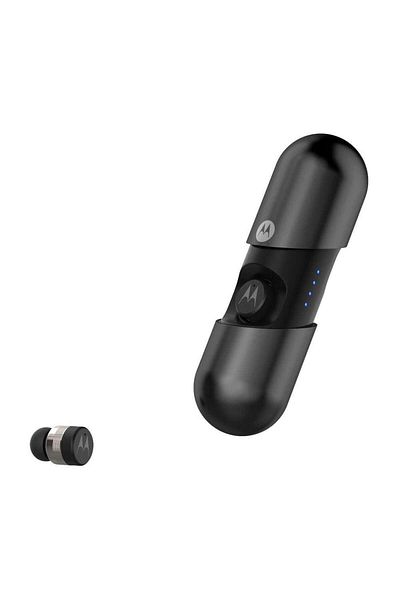 Motorola Casti True Wireless Motorola VerveBuds 400 Compact, Bluetooth, Microfon, Waterproof IPX6 (Negru)