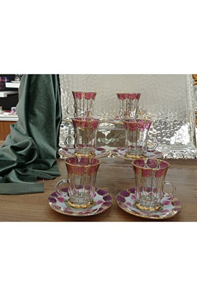 Saray Ottoman handicraft El Dekor El Boyaması Roma Çay Seti