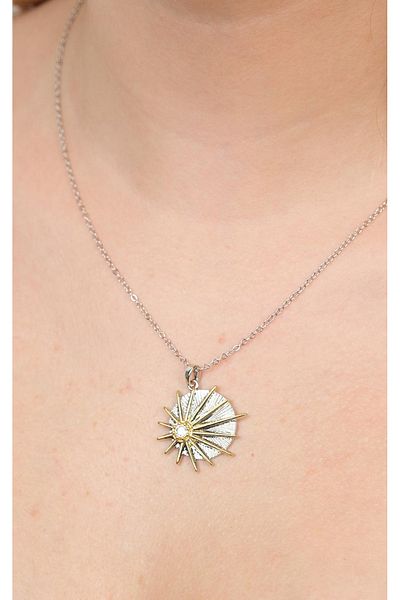 Jack Ferrero Silver Women's Necklace (316L Steel)