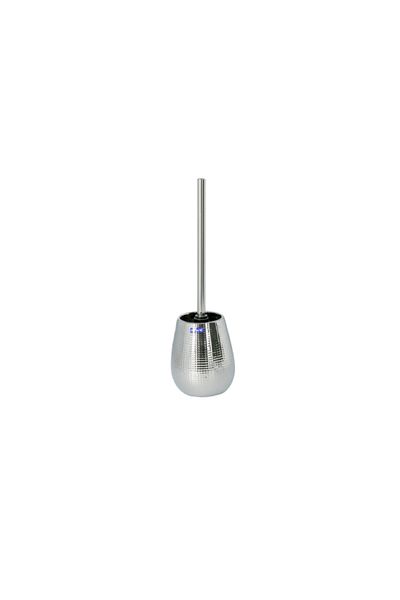 Wenko Toilet Brush with Holder Silver and Black