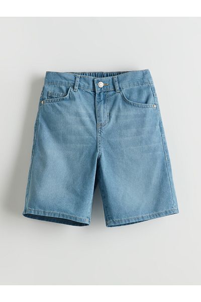 LC Waikiki Elastic Waist Boy Jean Shorts